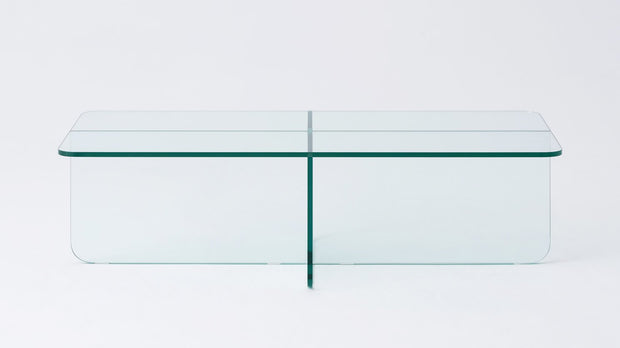 Verre Rectangular Coffee Table - Clear