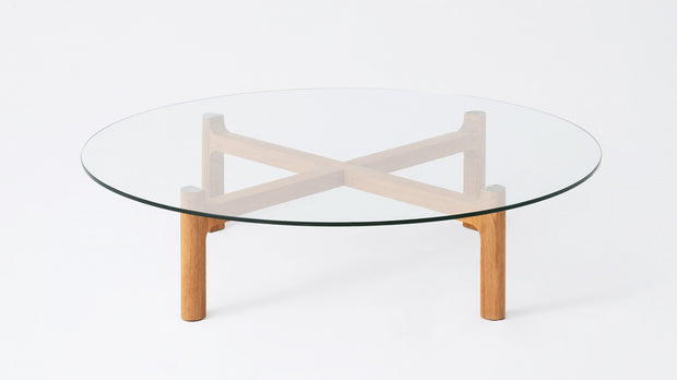 Place End Table Round Top - Glass