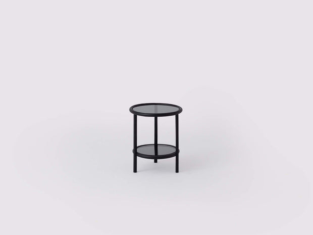 Tubular End Table - Black