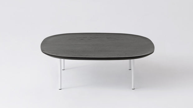 River Square Coffee Table Top - Black Oak