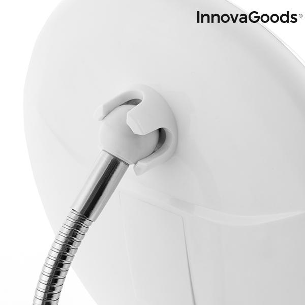 Suurentava LED-peili joustavalla varrella ja imukupilla Mizoom InnovaGoods