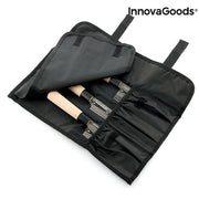 Setti japanilaisia veitsiä ja kuljetussuojus Damas·q InnovaGoods 4 Kappaletta