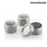 Set of Magnetic Spice Racks with Bamboo Utensils Bamsa InnovaGoods 7 Kappaletta