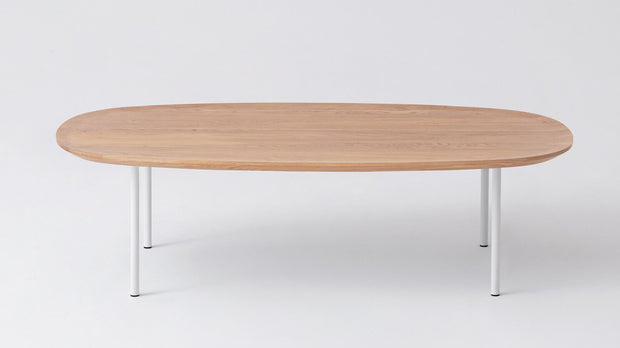 River Oval Coffee Table Top - Oak
