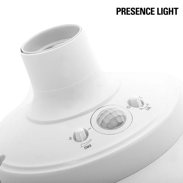 Presence Light Polttimon Pidike Liiketunnistimella