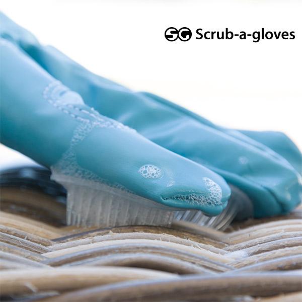 Scrub-a-Gloves Siivoushanskat Harjoilla (2 kpl pakkaus)