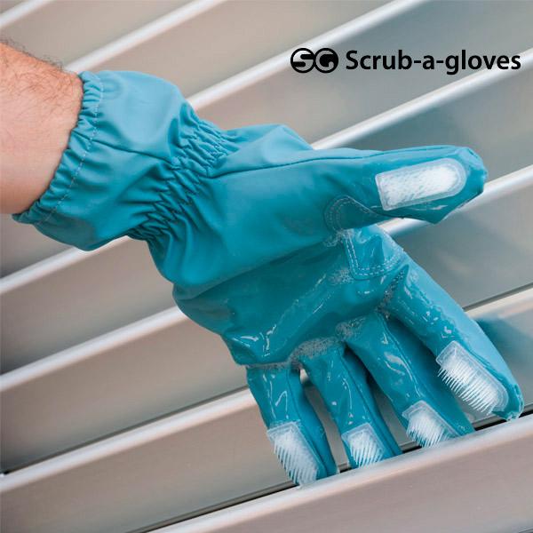 Scrub-a-Gloves Siivoushanskat Harjoilla (2 kpl pakkaus)