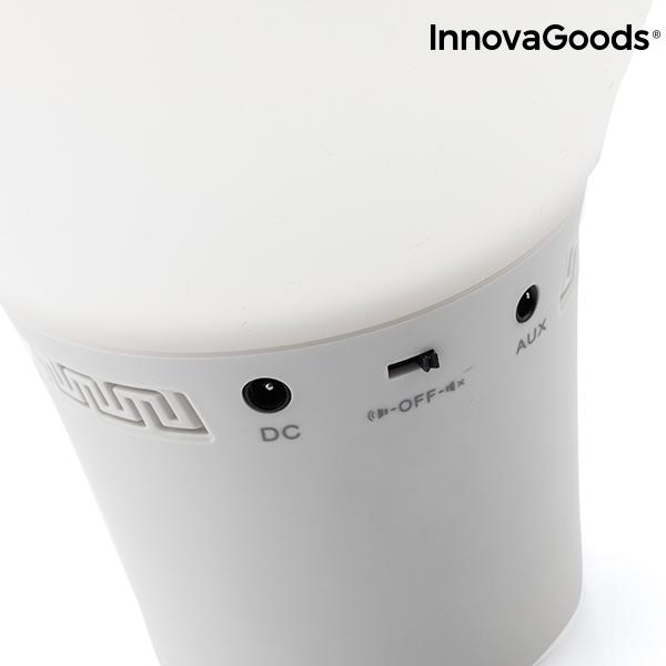 Silikoninen kosketustoiminen LED-lamppu kaiuttimella Silitone InnovaGoods