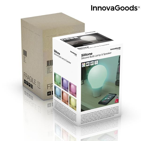 Silikoninen kosketustoiminen LED-lamppu kaiuttimella Silitone InnovaGoods