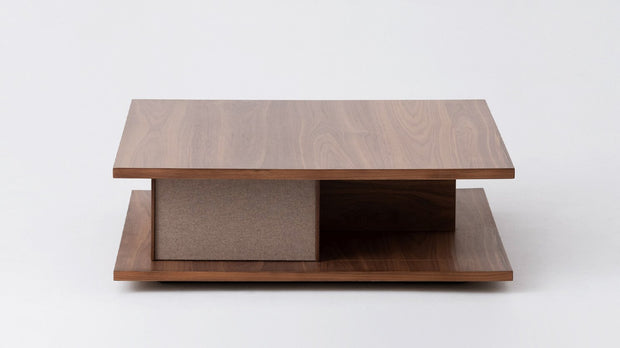 Plank Square Coffee Table - Walnut