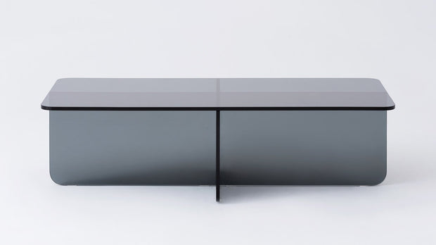 Verre Rectangular Coffee Table - Grey