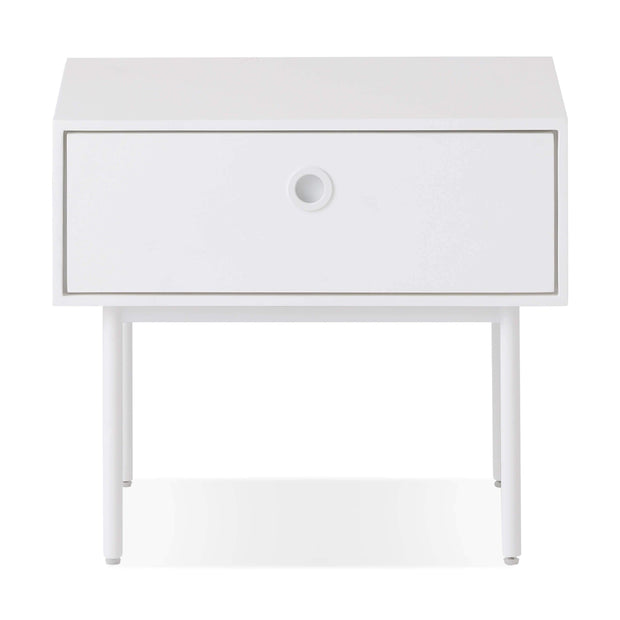 Replay 1-Drawer Side Table - White