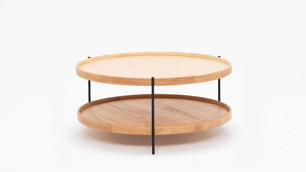 Sage Round Coffee Table - Light Oak
