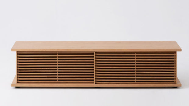 Plank 65" Media Unit - Oak