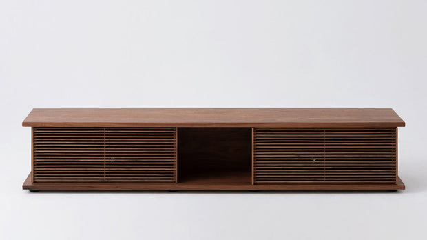 Plank 83" Low Media Unit - Walnut