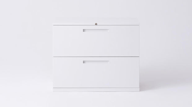 Novah 2-Drawer File Cabinet - White