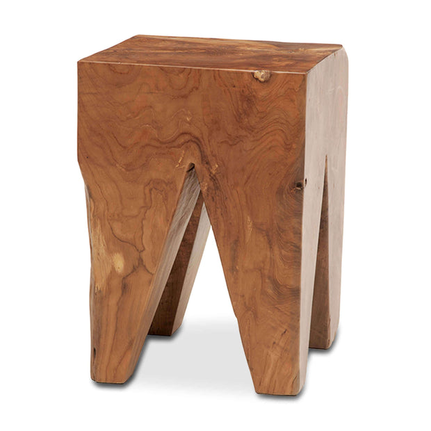 Solid Wood Stool - Square