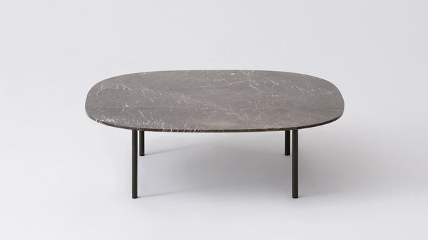 River Square Coffee Table Top - Brown Marble
