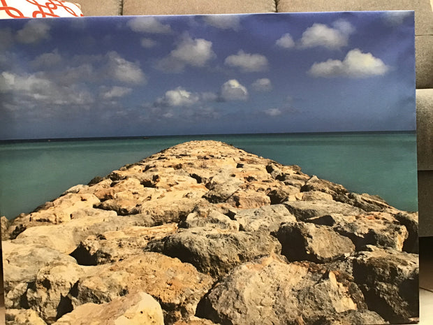 Stone pier aruba