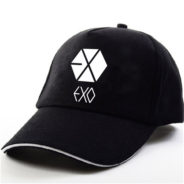 EXO Black Baseball Cap